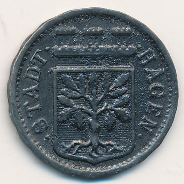 Хаген., 10 пфеннигов (1918 г.)