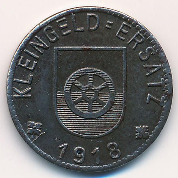 Донауэшинген., 10 пфеннигов (1918 г.)