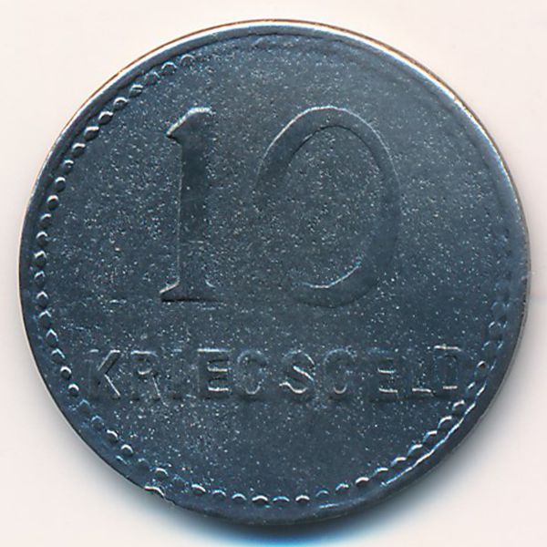 Кайзерслаутерн., 10 пфеннигов (1918 г.)
