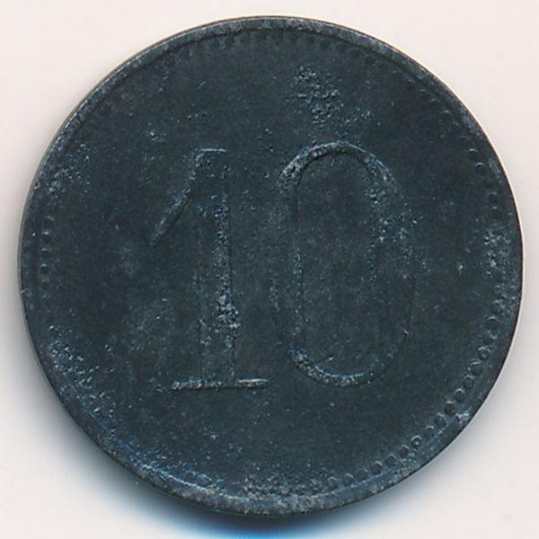 Лауинген., 10 пфеннигов (1917 г.)