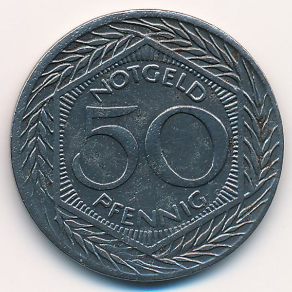 Ляйхлинген., 50 пфеннигов (1920 г.)