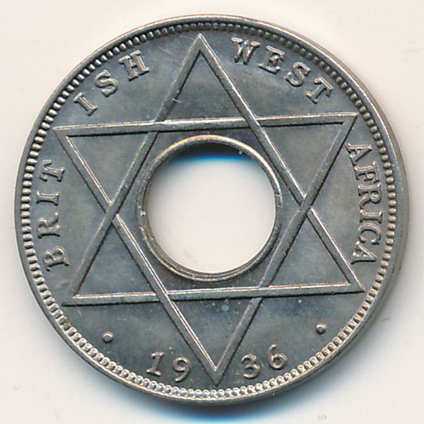 Британская Западная Африка, 1/10 пенни (1936 г.)