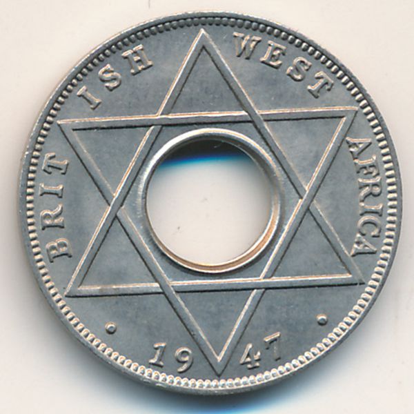 Британская Западная Африка, 1/10 пенни (1947 г.)