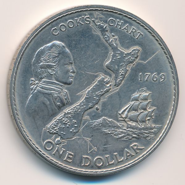 Новая Зеландия, 1 доллар (1969 г.)