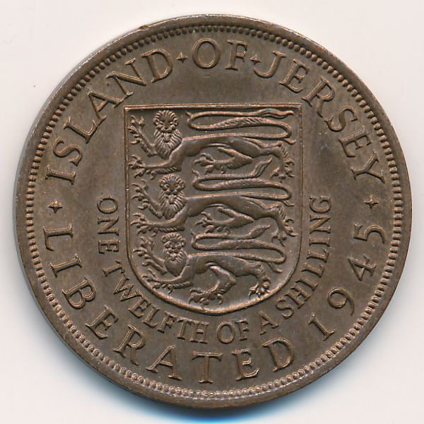 Джерси, 1/12 шиллинга (1945 г.)