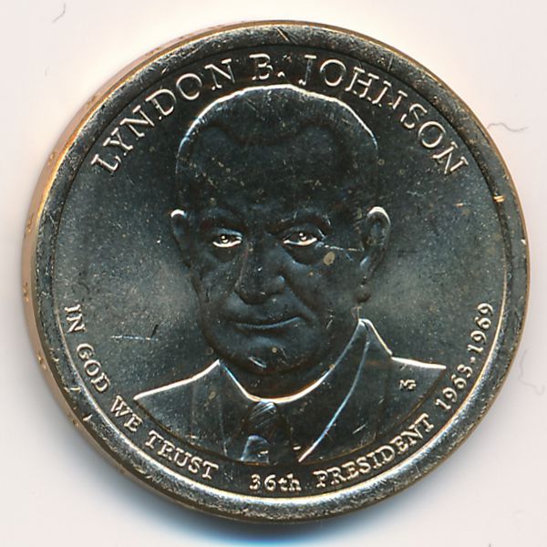 США, 1 доллар (2015 г.)