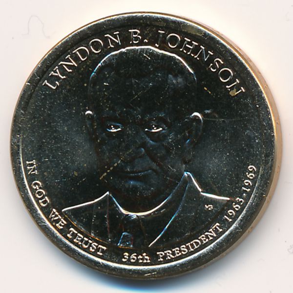США, 1 доллар (2015 г.)