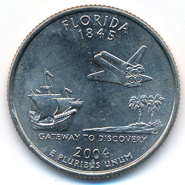 США, 1/4 доллара (2004 г.)