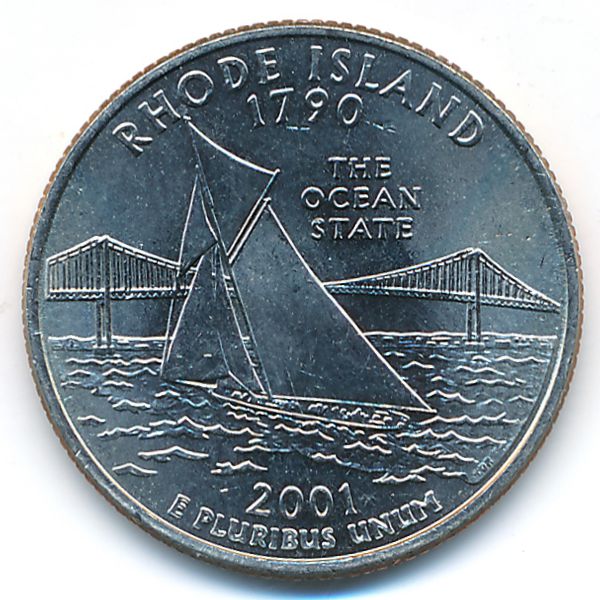 США, 1/4 доллара (2001 г.)