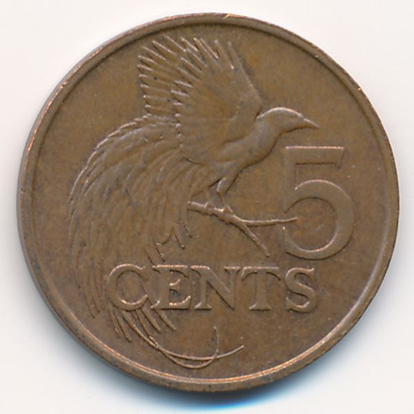 Тринидад и Тобаго, 5 центов (1995 г.)
