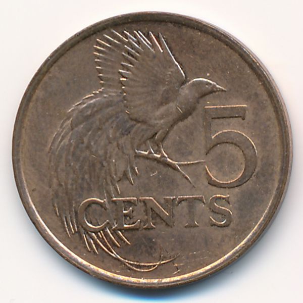 Тринидад и Тобаго, 5 центов (2000 г.)