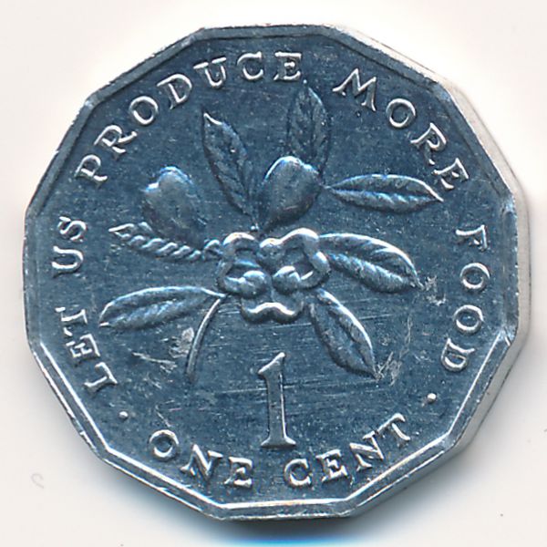 Ямайка, 1 цент (1991 г.)