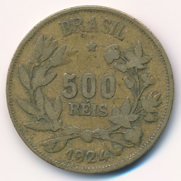 Бразилия, 500 рейс (1924 г.)