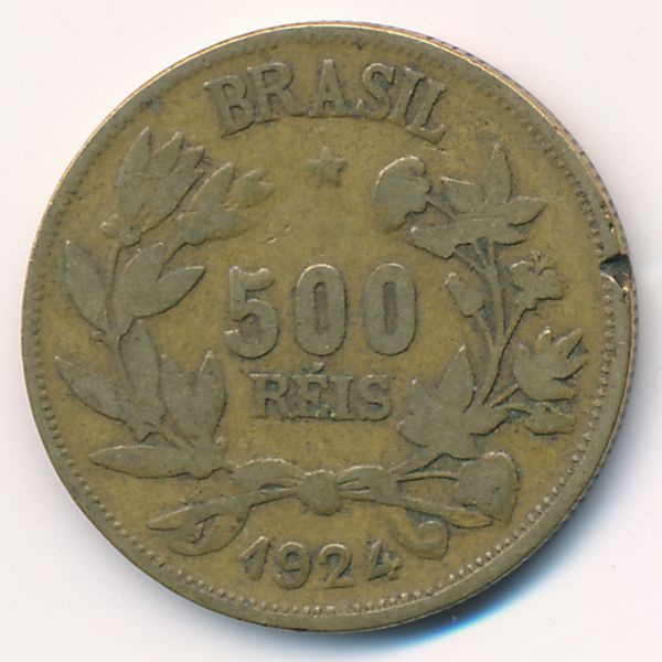 Бразилия, 500 рейс (1924 г.)