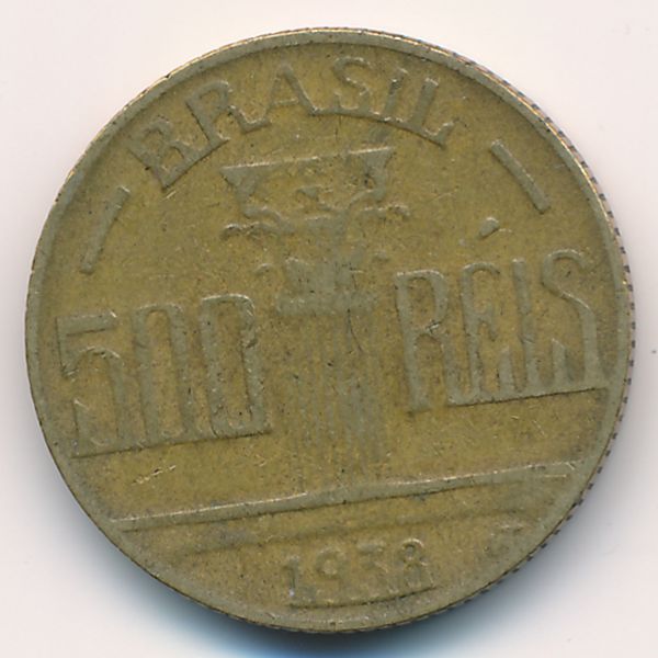 Бразилия, 500 рейс (1938 г.)