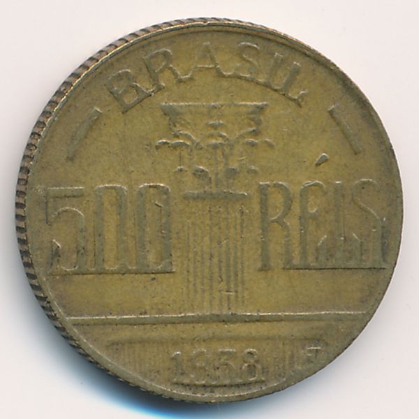 Бразилия, 500 рейс (1938 г.)