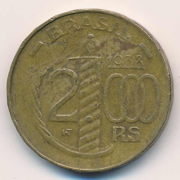 Бразилия, 2000 рейс (1938 г.)