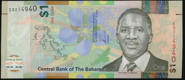 Багамские острова, 1 доллар (2017 г.)