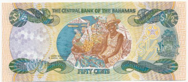 Багамские острова, 1/2 доллара (2001 г.)