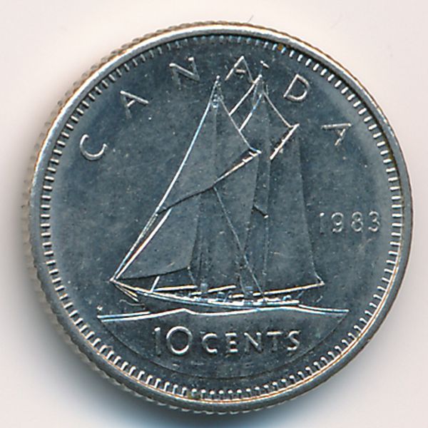 Канада, 10 центов (1983 г.)