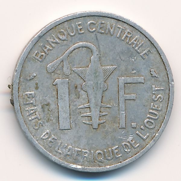 Западная Африка, 1 франк (1967 г.)
