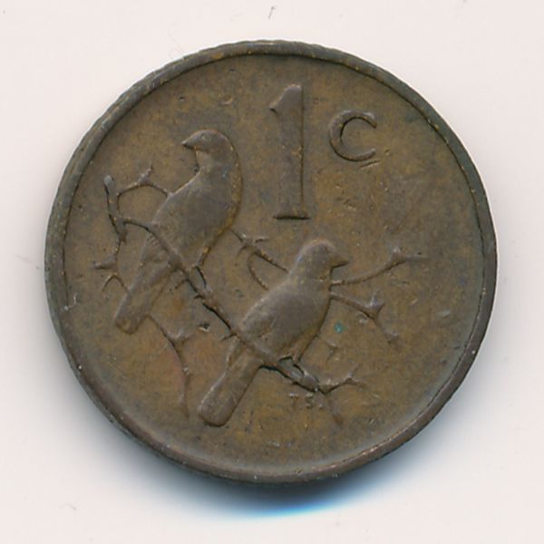 ЮАР, 1 цент (1966 г.)