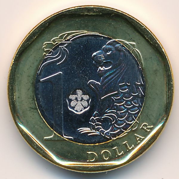 Сингапур, 1 доллар (2013 г.)
