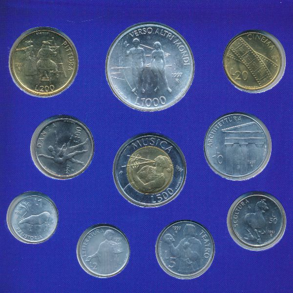 Сан-Марино, Набор монет (1997 г.)