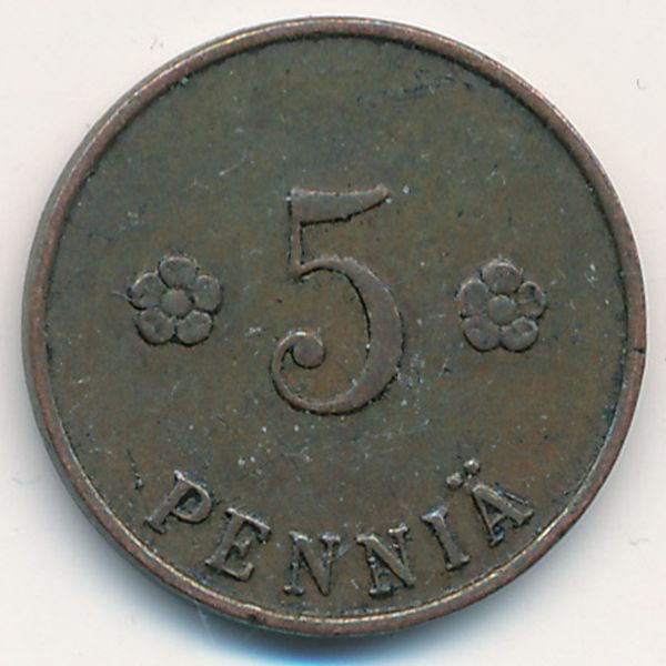 Финляндия, 5 пенни (1918 г.)