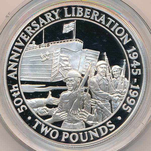 Гернси, 2 фунта (1995 г.)