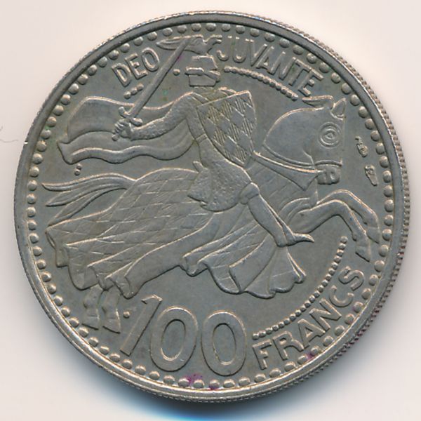 Монако, 100 франков (1950 г.)