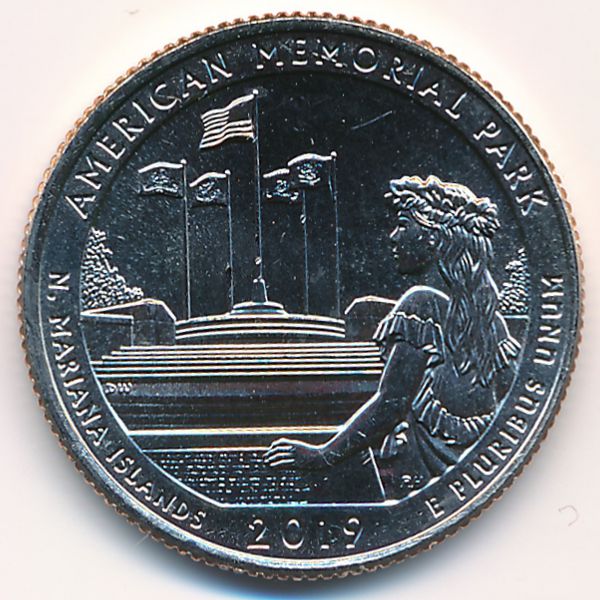 США, 1/4 доллара (2019 г.)