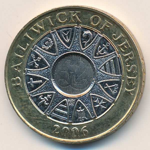 Джерси, 2 фунта (2006 г.)