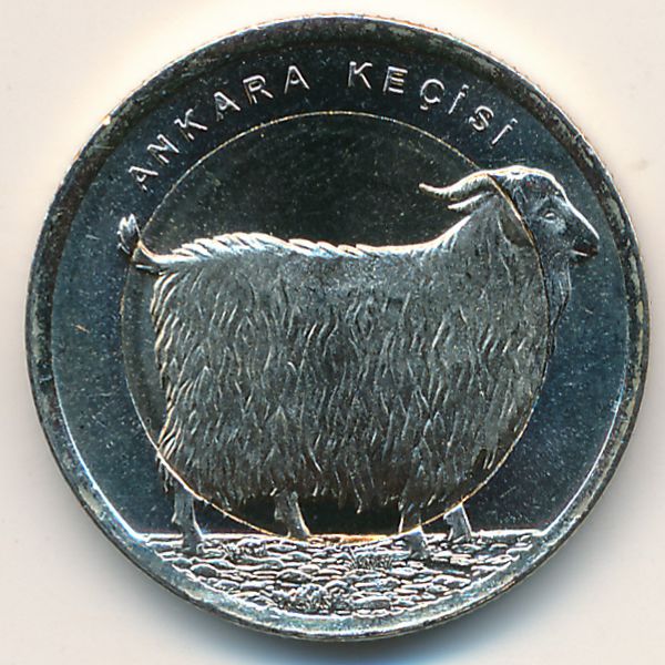 Турция, 1 лира (2015 г.)