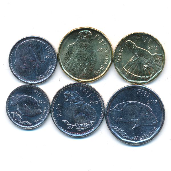 Фиджи, Набор монет (2012 г.)