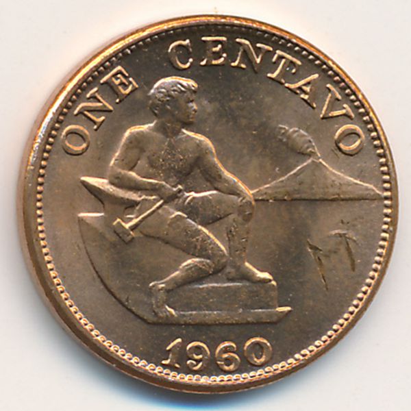 Филиппины, 1 сентаво (1960 г.)