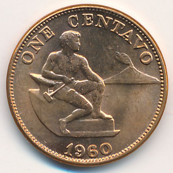 Филиппины, 1 сентаво (1960 г.)