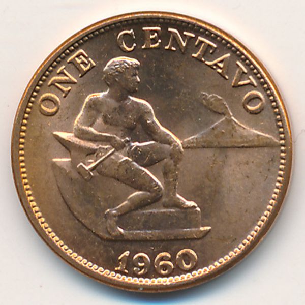 Филиппины, 1 сентаво (1960 г.)