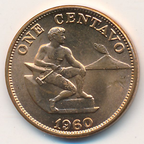 Филиппины, 1 сентаво (1960 г.)
