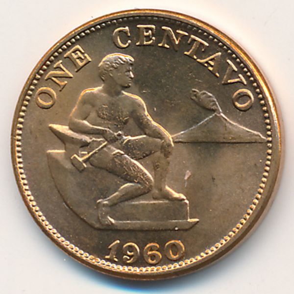 Филиппины, 1 сентаво (1960 г.)
