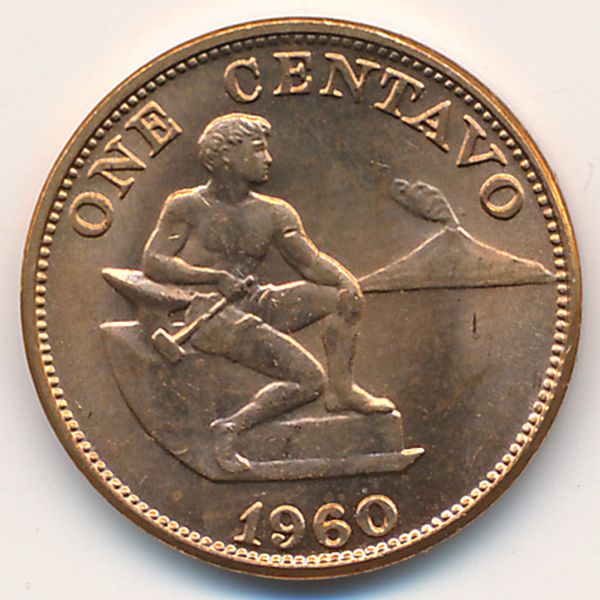 Филиппины, 1 сентаво (1960 г.)