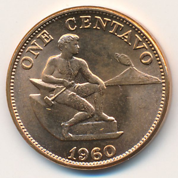 Филиппины, 1 сентаво (1960 г.)