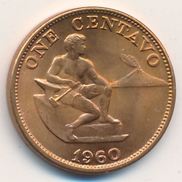 Филиппины, 1 сентаво (1960 г.)