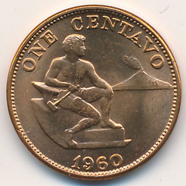Филиппины, 1 сентаво (1960 г.)