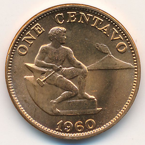 Филиппины, 1 сентаво (1960 г.)