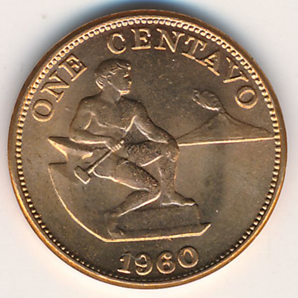 Филиппины, 1 сентаво (1960 г.)