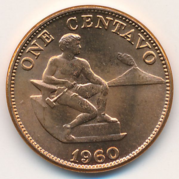 Филиппины, 1 сентаво (1960 г.)