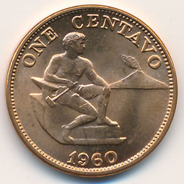Филиппины, 1 сентаво (1960 г.)