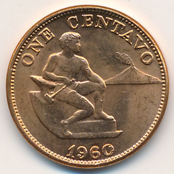 Филиппины, 1 сентаво (1960 г.)