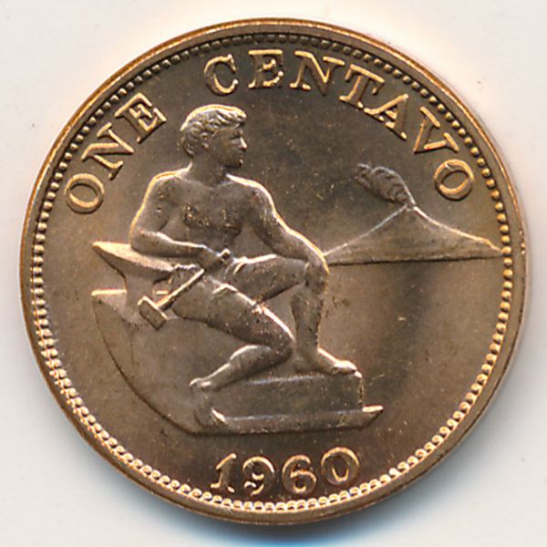 Филиппины, 1 сентаво (1960 г.)